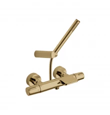 Термостатический смеситель для душа наружнего монтажа с каскадным изливом и душевым комплектом TZAR 