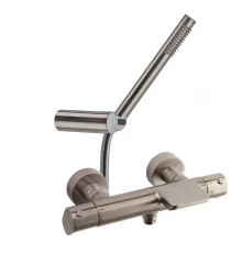 Термостатический смеситель для ванны наружнего монтажа с каскадным изливом и душевым комплектом 3639