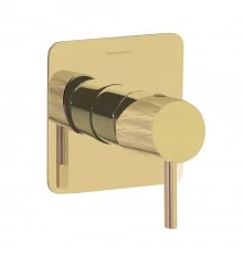 Встраиваемый смеситель для душа ODISEA JOYA 591801SOC золото брашированное на 1 выход 