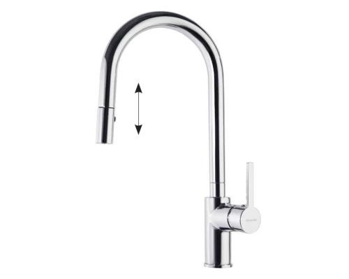 Смеситель высокий для кухни однорычажный с выдвижной лейкой DRAKO 337902V1