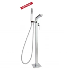 Напольный смеситель для ванны однорычажный с душевым комплектом KUATRO NK 498502MK