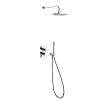 Встраиваемая душевая система с тропическим душем и душевым комплектом ALEXIA K3615021