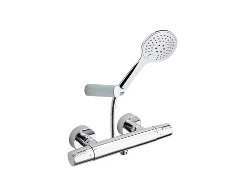 Термостатический смеситель для душа наружнего монтажа с душевым комплектом TZAR 343401TR