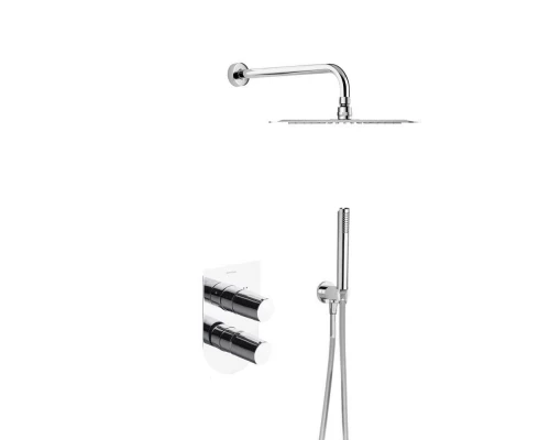 Встраиваемая душевая система с тропическим душем и душевым комплектом TZAR K3415021 