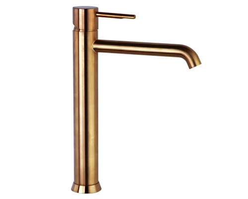 Смеситель высокий для раковины чаши ODISEA 390201CUC медь