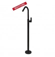 Напольный однорычажый смеситель для раковины тотем ALEXIA 367602SNM матовый черный