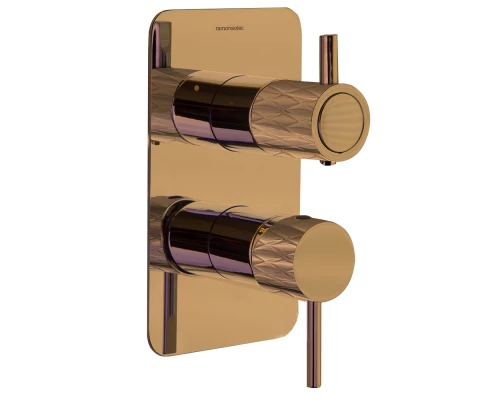 Встраиваемый смеситель для душа ODISEA JOYA 591512SCUC медь на 3 выхода 