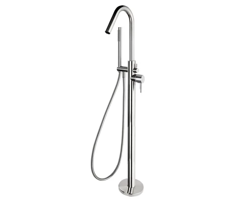 Напольный смеситель для ванны однорычажный с душевым комплектом ODISEA 398503MO