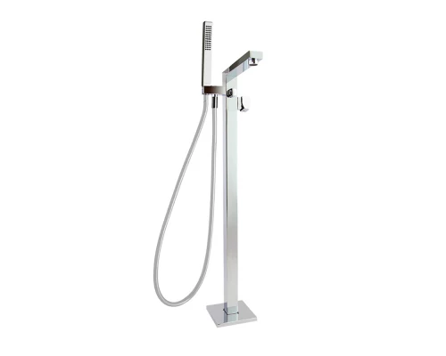 Напольный смеситель для ванны однорычажный с душевым комплектом KUATRO 4785MK