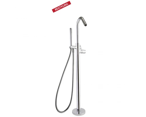 Напольный смеситель для ванны однорычажный с душевым комплектом TZAR 348503MO