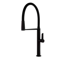 Смеситель высокий для кухни однорычажный с магнитным держателем и гибким изливом KITCHEN MAGNET 3888