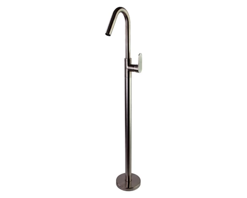 Напольный однорычажый смеситель для раковины тотем ALEXIA 367602SNC никель брашированный