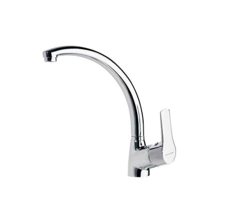 Смеситель высокий для кухни однорычажный TITANIUM 180601