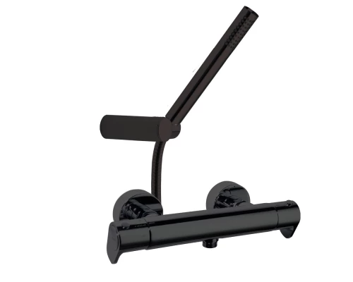 Термостатический смеситель для душа наружнего монтажа с душевым комплектом ALEXIA 3634DNM матовый че