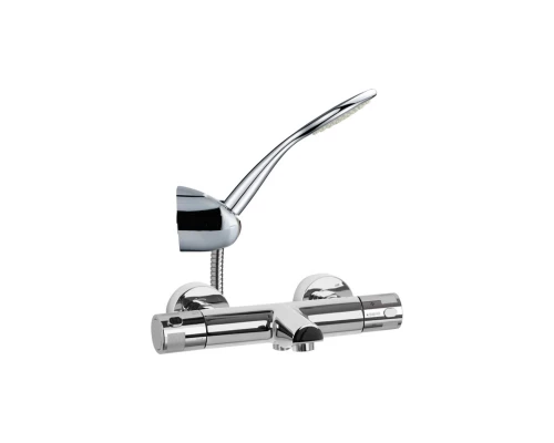 Термостатический смеситель для ванны наружнего монтажа с душевым комплектом TERMOTECH 963901NL