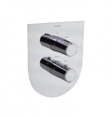 Встраиваемый термостатический смеситель для душа TZAR 348712S на 2 выхода