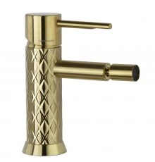 Смеситель для биде однорычажный ODISEA JOYA 590301OC золото брашированное