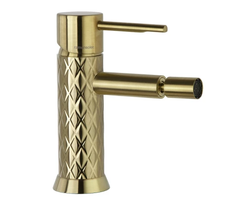 Смеситель для биде однорычажный ODISEA JOYA 590301OC золото брашированное