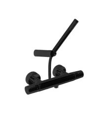 Термостатический смеситель для душа наружнего монтажа с душевым комплектом TZAR 343401DNM матовый че