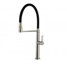 Смеситель высокий для кухни однорычажный с магнитным держателем и гибким изливом KITCHEN MAGNET 3888