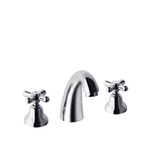 Встраиваемый однорычажный смеситель для раковины на раздельных пластинах GAUDI 3142C