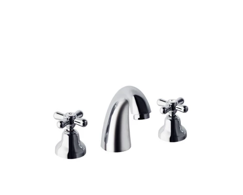 Встраиваемый однорычажный смеситель для раковины на раздельных пластинах GAUDI 3142C