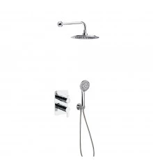 Встраиваемая душевая система с тропическим душем и душевым комплектом из ABS-пластика BLAUTHERM 9415