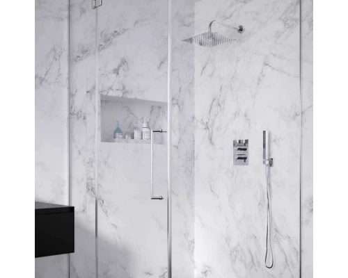 Встраиваемая термостатическая душевая система с тропическим душем и душевым комплектом BLAUTHERM 948