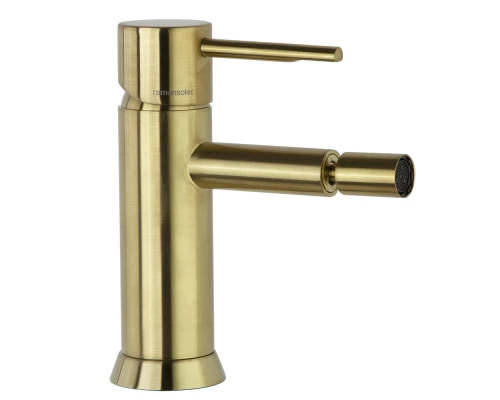 Смеситель для биде однорычажный ODISEA 390301OC золото брашированное