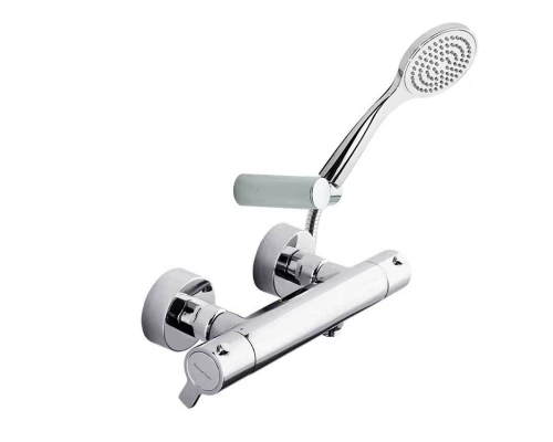 Термостатический смеситель для душа наружнего монтажа с душевым комплектом BLAUTHERM 943404T1