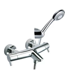 Термостатический смеситель для ванны наружнего монтажа с душевым комплектом  DRAKO 3339AS