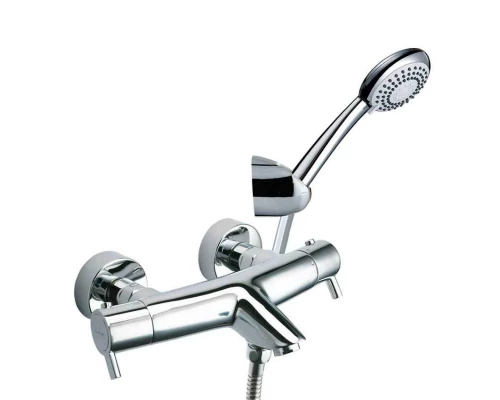 Термостатический смеситель для ванны наружнего монтажа с душевым комплектом  DRAKO 3339AS