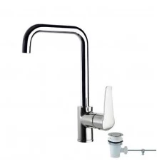 Смеситель высокий для кухни однорычажный с автоматическим клапаном YPSILON PLUS 6411VA9065