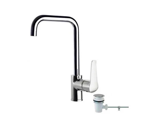Смеситель высокий для кухни однорычажный с автоматическим клапаном YPSILON PLUS 6411VA9065