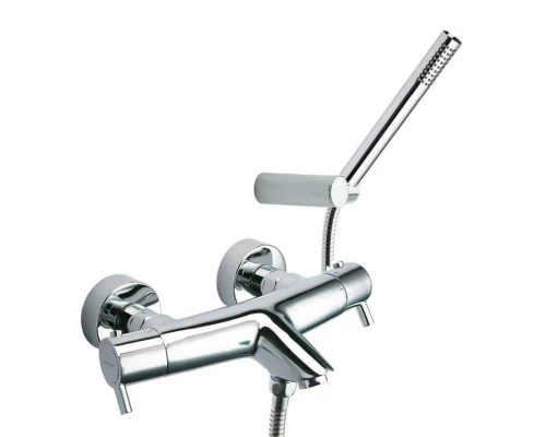 Термостатический смеситель для ванны наружнего монтажа с душевым комплектом  DRAKO 3339D