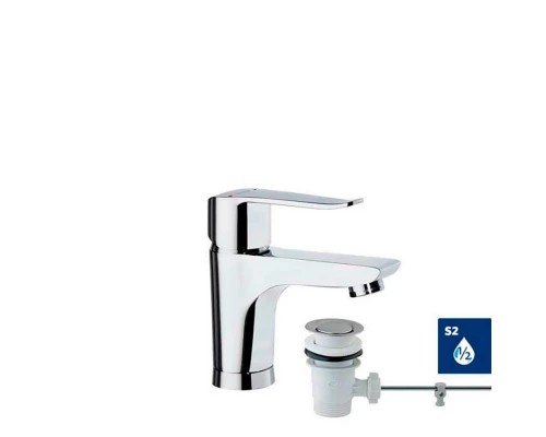 Смеситель для раковины с автоматическим клапаном YPSILON PLUS 6401VA9065