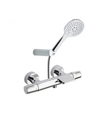 Термостатический смеситель для ванны наружнего монтажа с душевым комплектом TZAR 343901TR