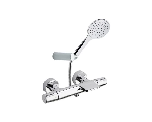 Термостатический смеситель для ванны наружнего монтажа с душевым комплектом TZAR 343901TR