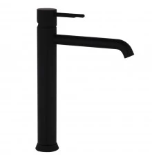 Смеситель высокий для раковины чаши ODISEA 390201NM матовый черный
