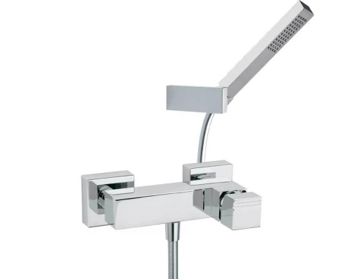 Смеситель для душа наружнего монтажа с душевым комплектом KUATRO 4728MK