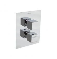 Встраиваемый термостатический смеситель для душа KUATRO 478712S на 2 выхода