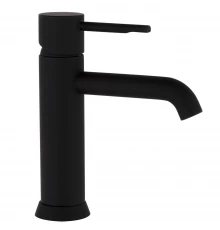 Смеситель для раковины однорычажный ODISEA 390401NM матовый черный (M)