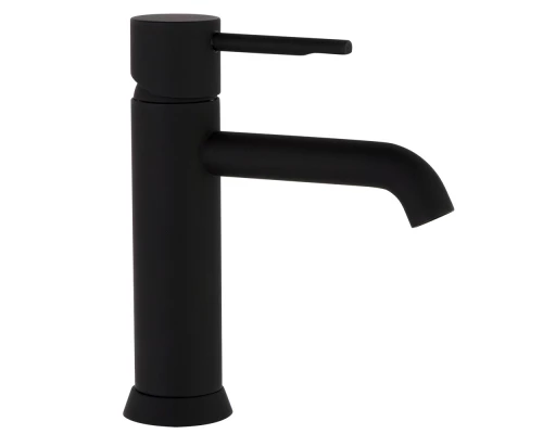 Смеситель для раковины однорычажный ODISEA 390401NM матовый черный (M)