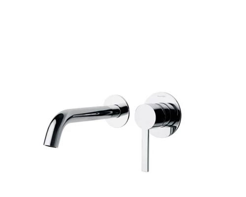 Встраиваемый однорычажный смеситель для раковины на раздельных пластинах 190 мм DRAKO 332102