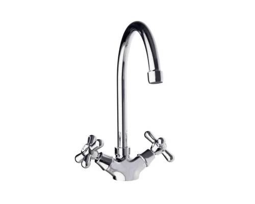 Смеситель высокий для кухни однорычажный с поворотным изливом GAUDI 3110C