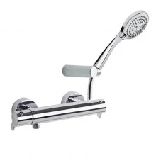 Термостатический смеситель для душа наружнего монтажа с душевым комплектом BLAUTHERM 9434T3