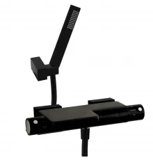 Термостатический смеситель для ванны наружнего монтажа с каскадным изливом и душевым комплектом AROL