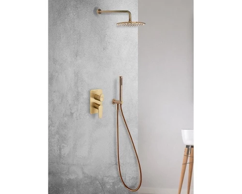 Держатель лейки латунь 372602OC золото брашированное