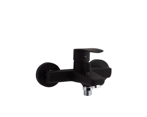 Смеситель для ванны наружнего монтажа однорычажный NEW FLY 570502SNM матовый черный