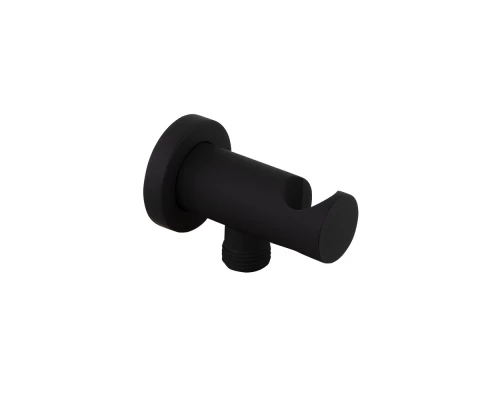 Держатель лейки встраиваемый круглый 3796NM матовый черный